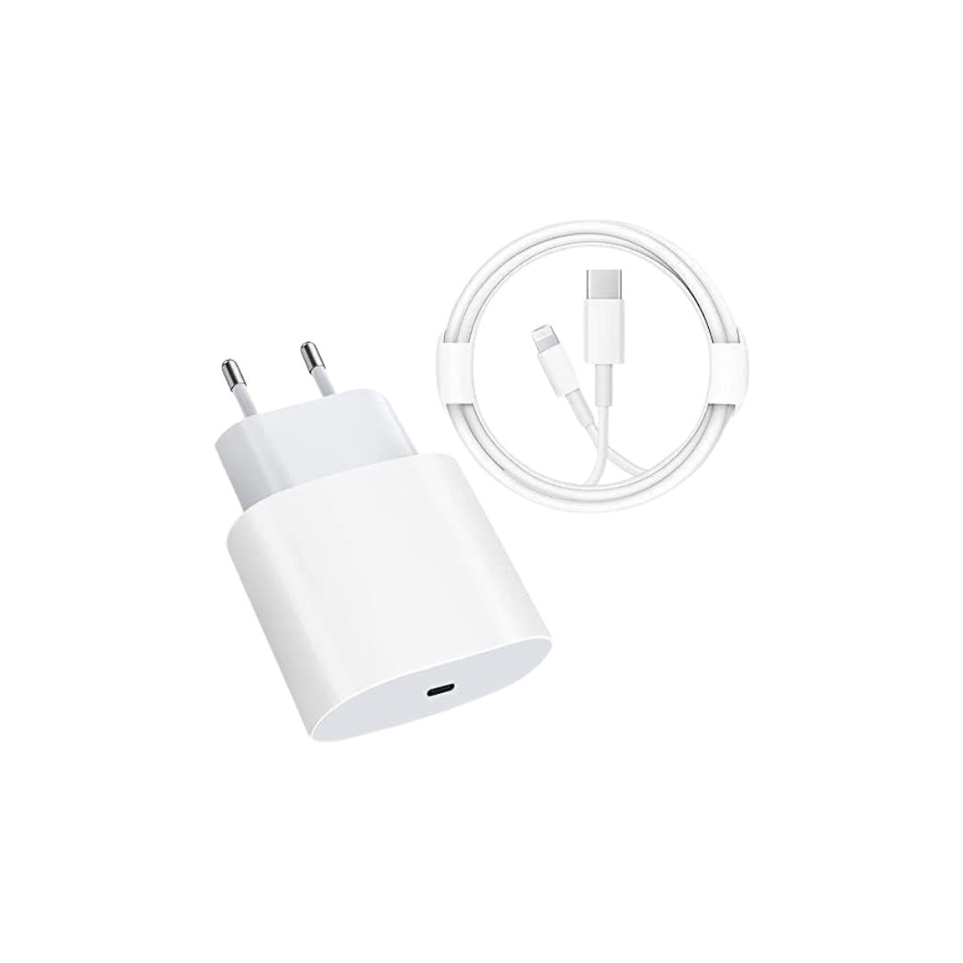 USB-C Power Adapter + Lightning Cable